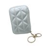 Lunali Lip Case with Mirror, Lip Pouch, Makeup Pouch, Lipstick Case, Key Ring, Compact, Small Storage, white