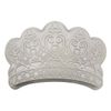 CK Products Plastic Princess Crown Cake Pan, White
