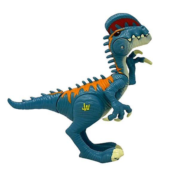 PLAYSKOOL Jurassic World Dilophosaurus VIDEO Lights Sounds Heroes Chomps Roars