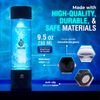 AeonPure Hydrogen Water Bottle Generator -SPE&PEM Rechargeable- 4.5PPM, Black