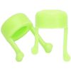 2pcs Eyedrop Guide, Practical Eye Drop Aid Help Applicator Bottle Holder Bracket Device (Green)