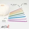addi Duett Crochet Hooks with Needle Tip 4.50mm