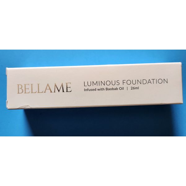 BELLAME LUMINOUS FOUNDATION #1 FAIR, FAIREST WITH NEUTRAL TO ROSY UNDERTONES NEW