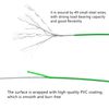 10 PCS Colored Stainless Steel Tethers,Lanyard Cables,Lock Cables