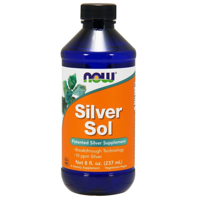 NOW Foods Silver Sol, 50 mcg, 8 fl. oz.