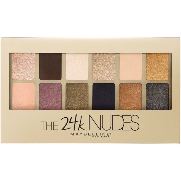Maybelline The 24K Nudes Eyeshadow Palette, 0.34 oz.