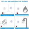 AMIR Motion Sensor LED Night Lights Battery Operated Super Bright 6 Pack