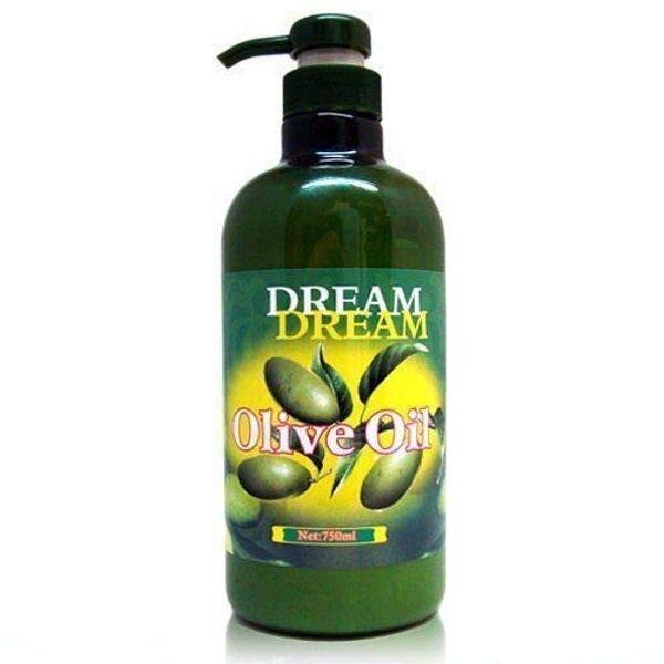 Dream Olive Oil Lotion for Body, Hands and Feet; Creates Smooth, Non-Greasy, Delectable, Calming, Emollient Long Lasting Smell for Dry Skin; Popular Use in Nail Salons & Spas - 750ml