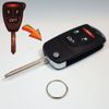 RI-KEY SECURITY Flip Key Modified Case Shell for Jeep Grand Cherokee 2005-2007 Remote Key 4 Buttons 3B