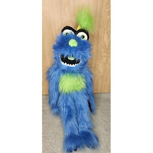 Puppet Company Ltd-Blue Monster Hand Puppet Cute!!