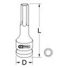 KS Tools 911.0927 1/2" Impact bit socket hexagon, 8mm