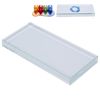 Glass Rectangle Nail Art Palettes, Manicures Color Mixing Makeup Blending DIY Tools