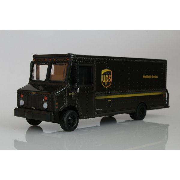 UPS Parcel Service Mail Package Delivery Box Truck 1:64 Scale Diecast Model