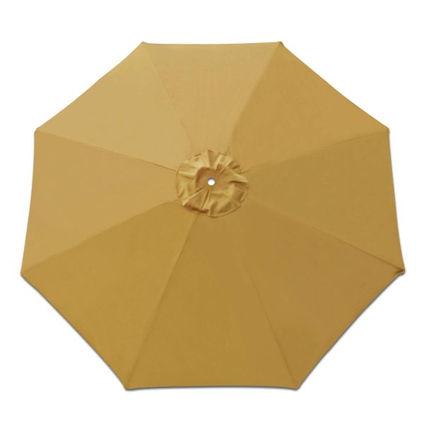 Strong Camel Replacement Patio Umbrella Canopy Cover for 9ft 8 Ribs Umbrella (TAN)