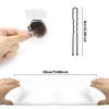 Qufiiry 24Pcs Invisible Bun Nets, Ballet Hair Net for Girls, Hair Nets for Women Buns, 50cm/20inch Elastic Edge Mesh, with 10PCS U Shaped Hair Pins, for Hair Ballet Gymnastics Bun Making