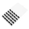 Namvo 50PCS Bobbin Threads Sewing Kit with Black and White Threads in Clear Box