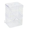 AllBright Fish Breeding Isolation Box, Aquarium, Hatching, Spawning Box, Isolate, Clear, 2-Tier Guppy, Shrimp, Medallion (Small)