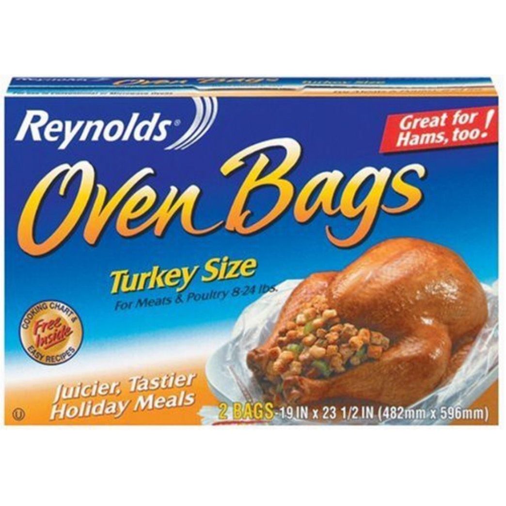 Reynolds Oven Bags (2 bags total) Turkey size 8-24 lbs