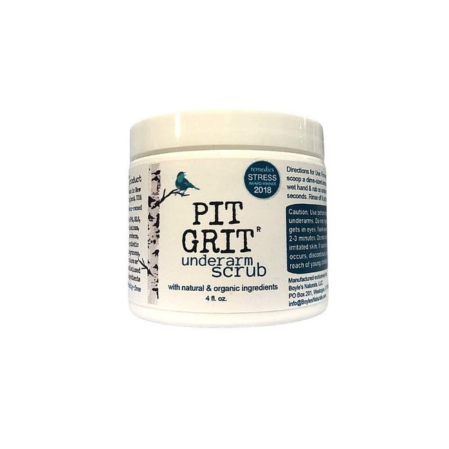 Pit Grit Underarm Scrub Armpit Detox Exfoliation to Fight Body Odor All Natural for use with Natural Deodorant