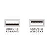 Sanwa Supply KU-EN2K USB Extension Cable, Light Gray, 6.6 ft (2 m)