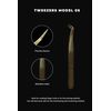 Crystal Lashes Tweezers Model 06 Gold
