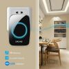 2 Set Waterproof Wireless Doorbell Chime & Plugin Receiver Kit 1000Ft Range Home