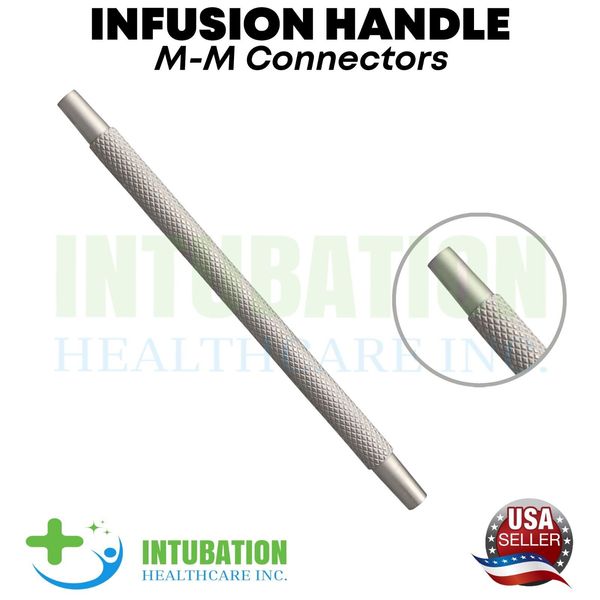 Infusion Handle M-M Connectors Handpiece Surgical Ophthalmic Instruments 10cm