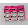 3 PACK L.A. COLORS DRAMATILASH FALSE EYELASHES CBEL977A