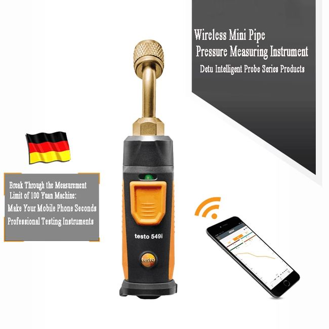 Testo 115i Smart and Wireless Pipe-Clamp Thermometer