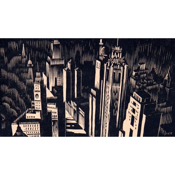 Chicago [WPA] : Charles Turzak : Circa 1924 Archival Quality  Art Print