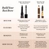 LAURA GELLER NEW YORK Bravo Brows Soft Pencil + Brush, Medium Brown