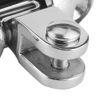 Bimini Top Deck Hinge, Boat Bimini Top Deck Hinge Swivel Mount Stainless Steel 2pcs