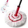 Self Wringing Mop for Floor Cleaning, Microfiber Floor Mop with 57 " Long Han...