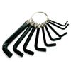 Hex Allen Key Set 9pk-2mm - 6mm and 9mm