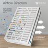 Air Bear 16x25x5 (4 7/8) AC Filter Replacement MERV 14 Plus Carbon 1 Pack