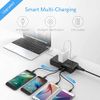 BESTEK Universal Travel Adapter 220V to 110V Voltage Converter with 6A 4-Port USB Charging and UK/AU/US/EU Worldwide Plug Adapter (Black)