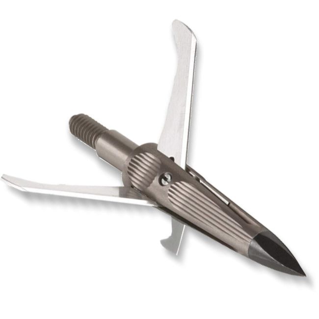 New Archery Products Spitfire Maxx 100 Grain 1.75" Cutting Diameter 3-Blade Durable Precise Front-Deploying Broadhead for Crossbow - 3 Pack