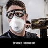 3M Aura Particulate Respirator 9205+ N95, Lightweight, 3 Panel Designed Helps...