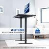 VIVO Black Electric Stand Up Desk Frame, Single Motor Standing Adjustable Base