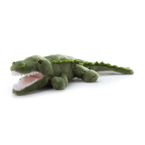 The Petting Zoo Alligator Stuffed Animal, Gifts for Kids, Wild Onez Zoo Animals, Green Alligator Plush Toy 16 inches