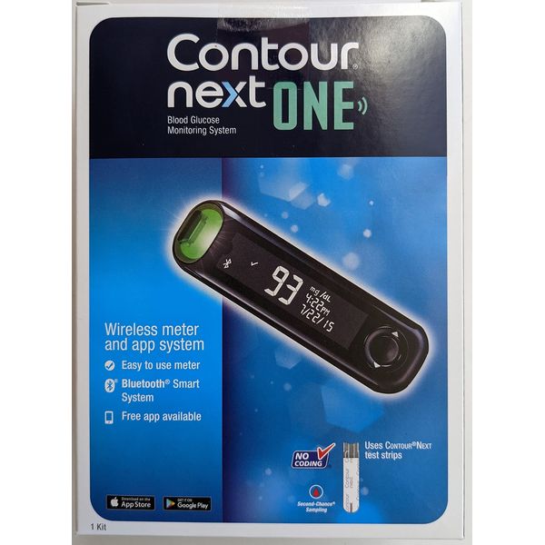 Bayer CONTOUR NEXT ONE Bluetooth Glucose Meter [1 pack]