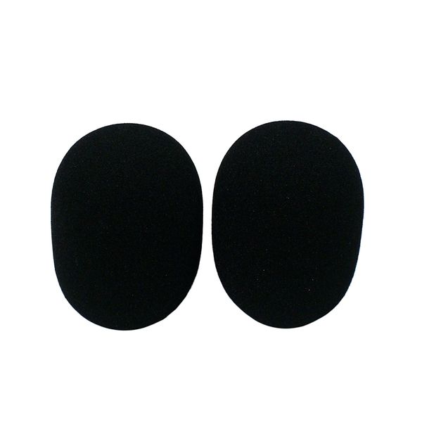 GONKISS Dynamic Microphone Microphone Sponge Medium Microphone Windshield 2 Pcs Black