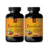 anti inflammatory pain relief - BEET ROOT - digestion prebiotic 2 Bottles