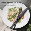 Black Silverware Set 20 Pcs 18/10 Stainless Steel Flatware for 4 Home Kitchen