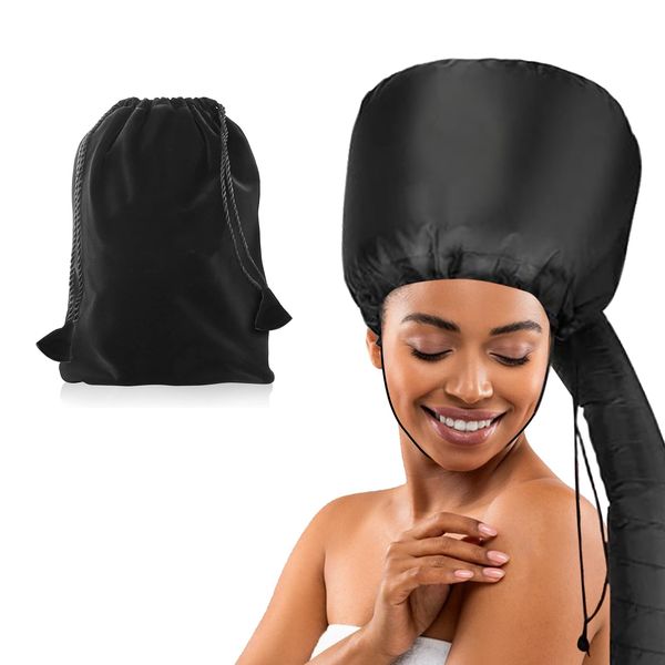 ‎CTDMJ Bonnet Hood Hair Dryer Drying Cap Hair Steamer, Hair Dryer Hood Adjustable Hooded Bonnet for Hand Held Hair Dryer Cap Drying Styling Curling Deep Conditioning-Fits All Head & Hair Sizes