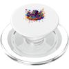 Splash Art Microphone Mic Singer Podcast Host Podcaster PopSockets PopGrip for MagSafe