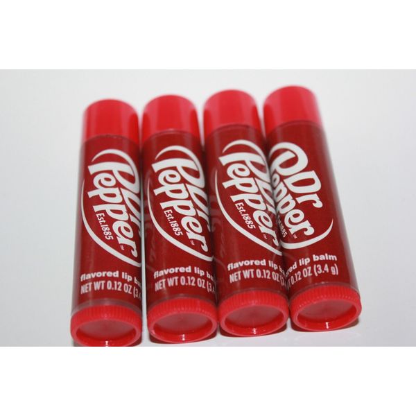 Lot (4)Taste Beauty Dr. Pepper Flavored Lip Balm NO BOX SEALED & NEW