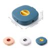 SITAKE 3PCS Cable Tidy, Empty Stretchable Extension Reel,Compact Multi-Purpose Tangle for USB Cable Data Cable Charging Wires and Small Accessories (3 Pcs Square)