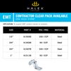 Halex 61505B EMT ONE Hole Strap 100/CCP, 1/2 Inch, Silver