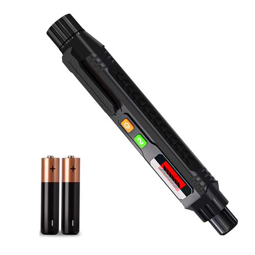 Natural Gas Leak Detector, Portable Gas Sniffer with Audible & Visual Alarm, for Combustible Gas Like Methane, Propane -Blcak